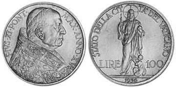 100 Lire 1936-1938