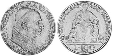 100 Lire 1942-1949