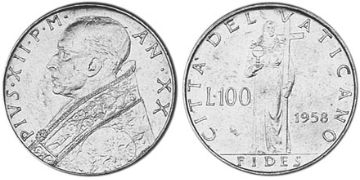 100 Lire 1955-1958
