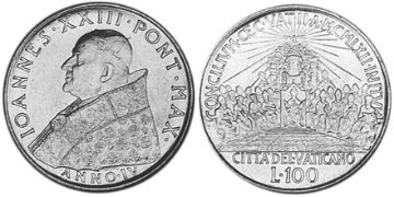100 Lire 1962