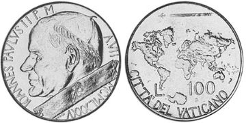 100 Lire 1985