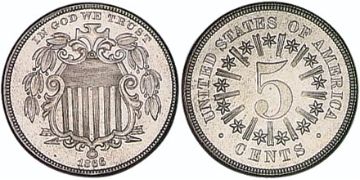 5 Cents 1866-1867