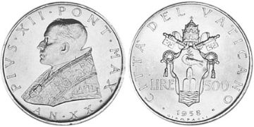 500 Lire 1958