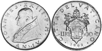 500 Lire 1960-1962