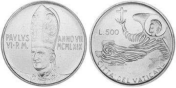 500 Lire 1969