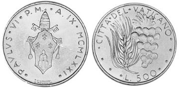 500 Lire 1970-1976