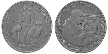 50000 Lire 1997