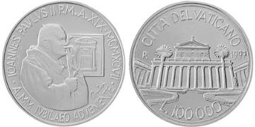 100000 Lire 1997