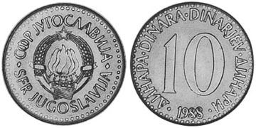 10 Dinara 1982-1988