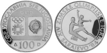 100 Dinara 1984