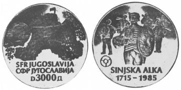 3000 Dinara 1985