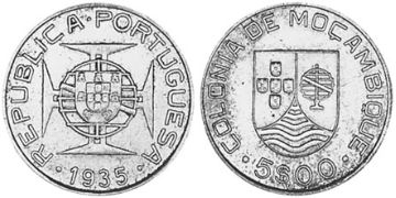 5 Escudos 1935