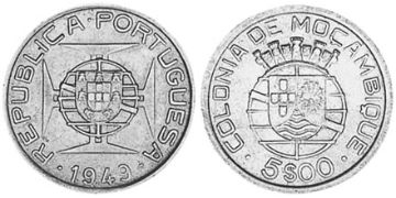 5 Escudos 1938-1949