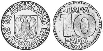 10 Para 1996-1998