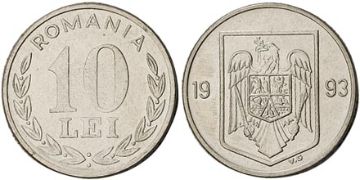 10 Lei 1993-2003