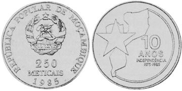 250 Meticais 1985