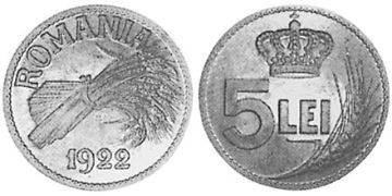5 Lei 1922