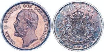 2 Kronor 1890-1904