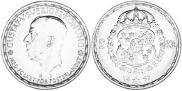 2 Kronor 1942-1950