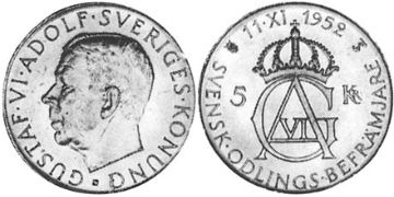 5 Kronor 1952