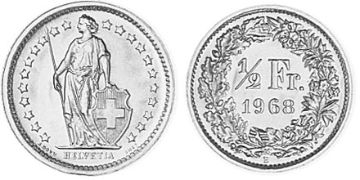 1/2 Franc 1968-1981