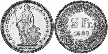 2 Francs 1874-1967
