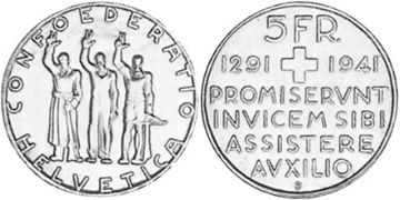 5 Francs 1941