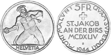5 Francs 1944
