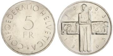 5 Francs 1963