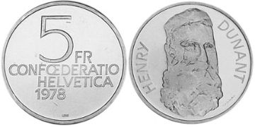 5 Francs 1978