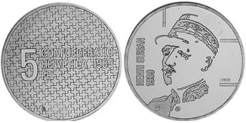 5 Francs 1989