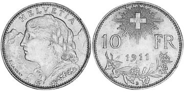 10 Francs 1911-1922