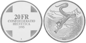 20 Francs 1995
