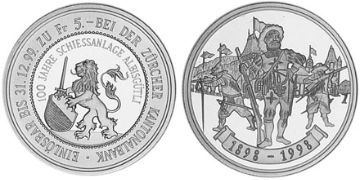 5 Francs 1998
