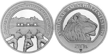 50 Francs 1992
