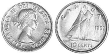10 Centů 1953-1964