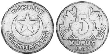 5 Kurus 1935-1943