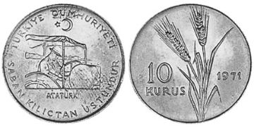 10 Kurus 1971-1973