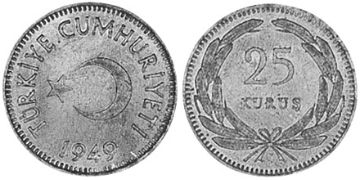 25 Kurus 1948-1956