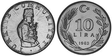 10 Lira 1983