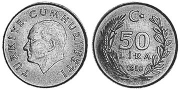 50 Lira 1988-1994