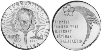 100 Lira 1973
