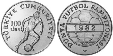 100 Lira 1982