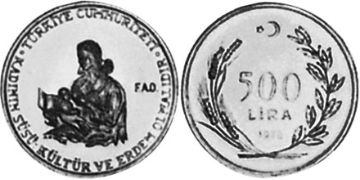 500 Lira 1978
