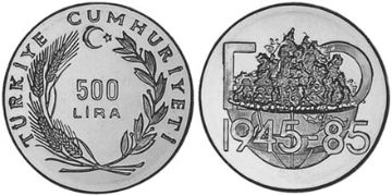 500 Lira 1986