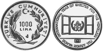 1000 Lira 1987