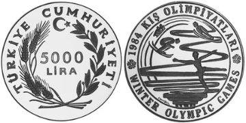 5000 Lira 1984