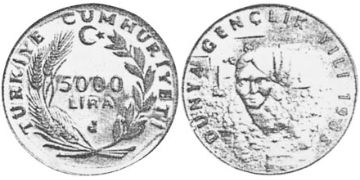 5000 Lira 1985