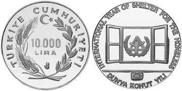 10000 Lira 1987