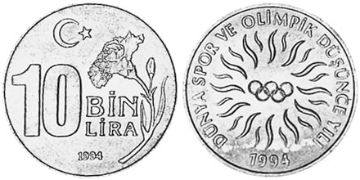 10000 Lira 1994